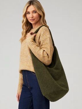 Van Palma Jane Faux Shearling Bag